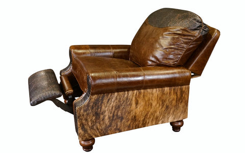 Western Royal Leather Recliner - Furniture on Main