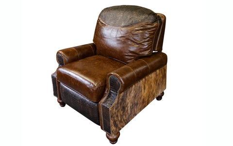 Western Royal Leather Recliner - Furniture on Main
