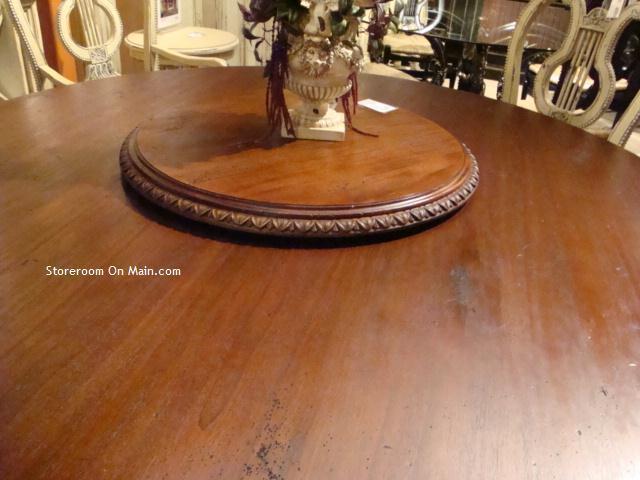 Angelia Hand Carved Parchment Pedestal 60"  & 72" - Furniture on Main