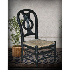 Angelia Side Chair Black Set of 4 - Furniture on Main