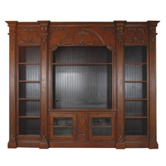 Catalan Media Entertainment Center Mahogany Stained - Furniture on Main