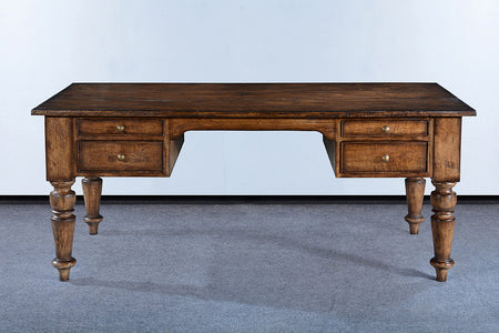 Rustic Pecan Writing Desk - Furniture on Main