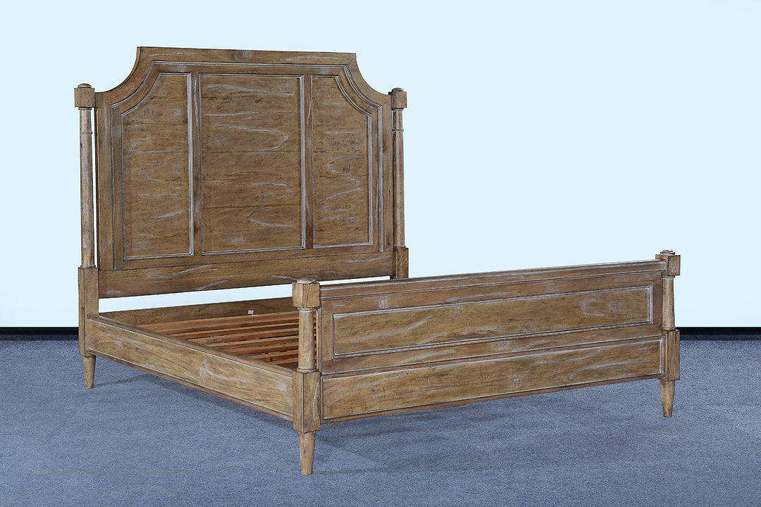 Mansion Beachwood King Bed - Furniture on Main