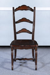 Rustic Farmhouse Dark Rustic Pecan Side Chair Set of 4 - Furniture on Main