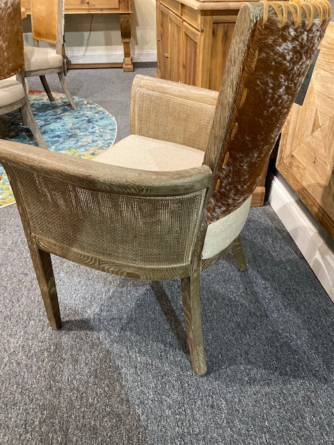 Hair on discount hide dining chairs