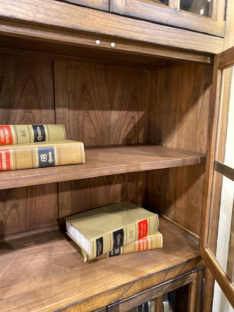 Six door bookcase - Lawyers Wood Bookcase