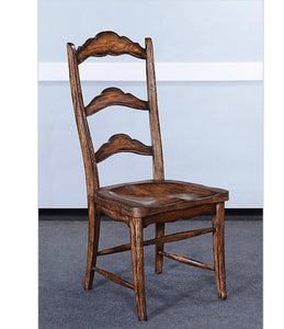 Rustic Farmhouse Pecan Side Chair Set of 6 - Furniture on Main