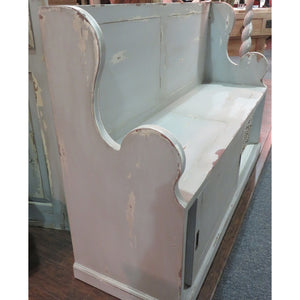 Lincoln Entry Bench Large Grey Mist - Furniture on Main