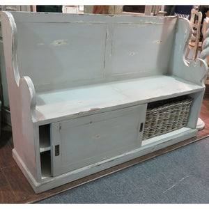 Lincoln Entry Bench Large Grey Mist - Furniture on Main
