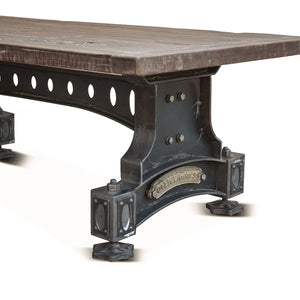 Industrial Teak Reclaimed Wood Coffee Table - Furniture on Main