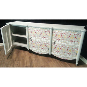 Steven Shell Chelsea Three Door Side Board Buffet Hand Painted - Furniture on Main