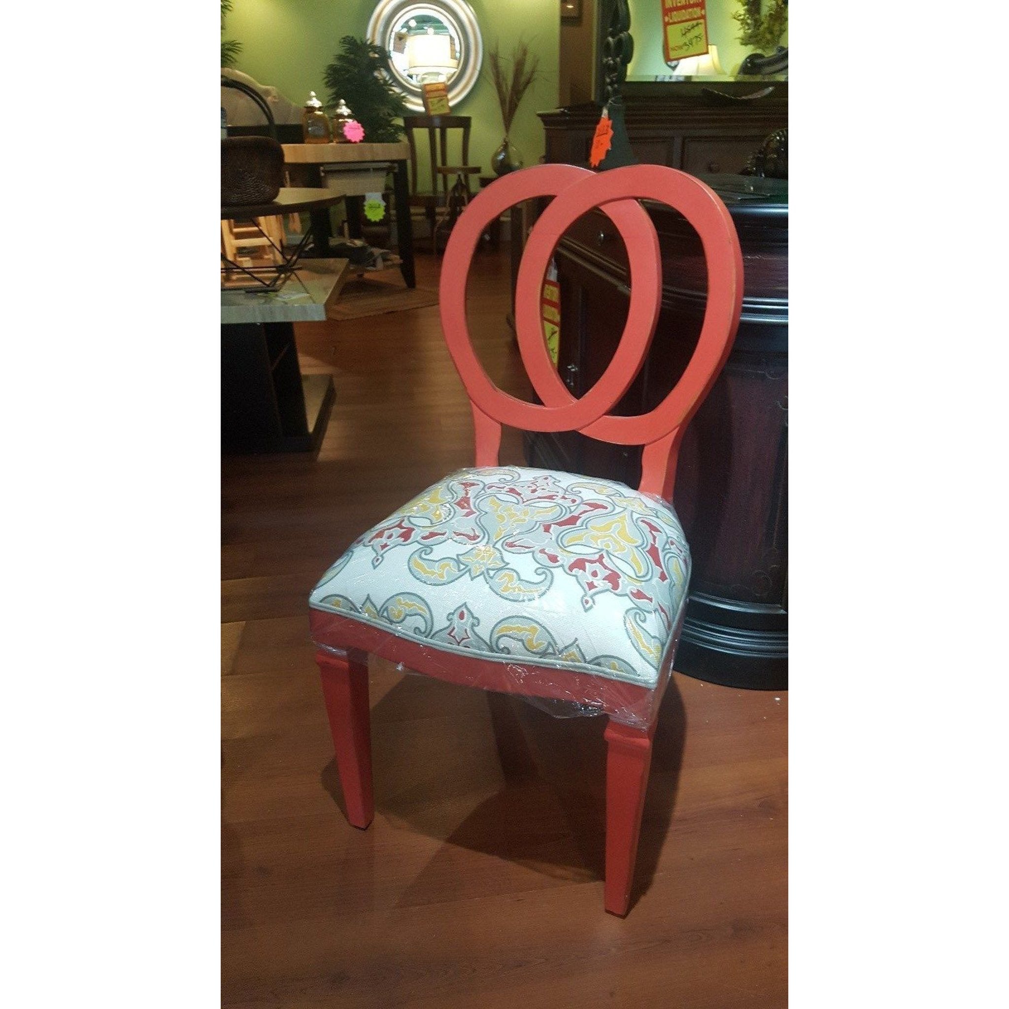 Steven Shell Oso Dining Chairs (Set of 6) Cherry Red Distressed Finish - Furniture on Main